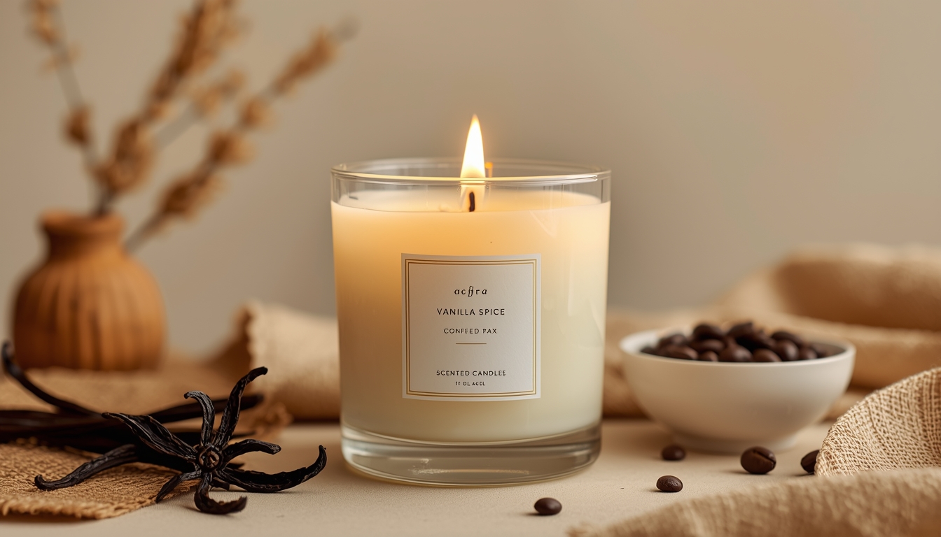 Vanilla Spice scented candle